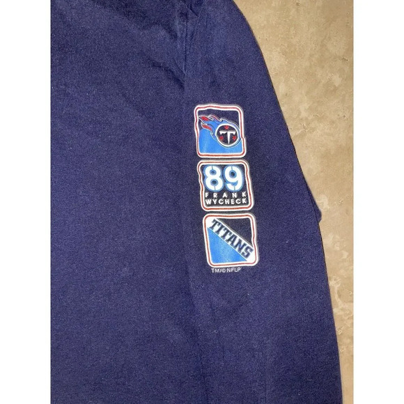 Vintage Tennesee Titans Frank Wycheck Shirt Mens‎ Large Y2K Music City Miracle - Picture 2 of 8